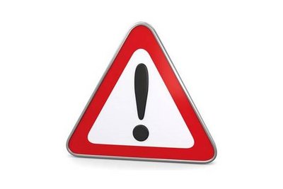 Verkehrsschild Achtung