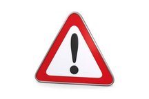 Verkehrsschild Achtung