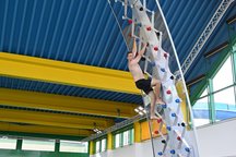 Kletterwand im Coebad