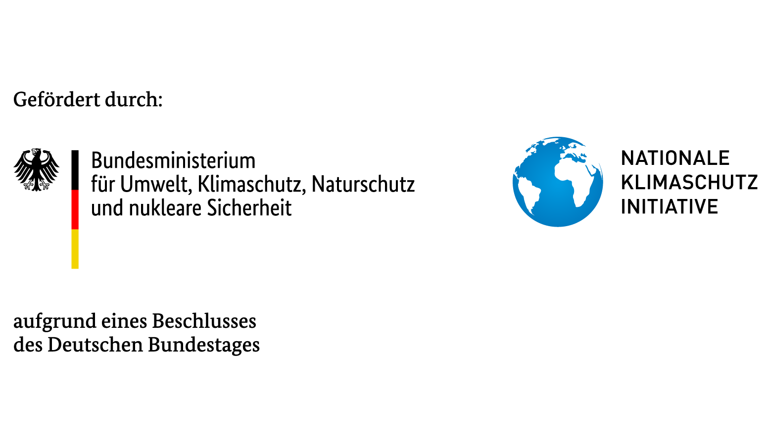 Logo der Bundesministerium für Umwelt, Klimaschutz, Naturschutz und nukleare Sicherheit (BMUKN) und Nationalen Klimaschutzinitiative (NKI)