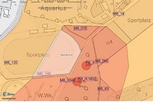 Grundrissplan Aufforstung