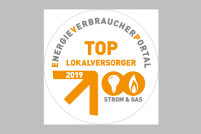 Siegel TOP-Lokalversorger 2019