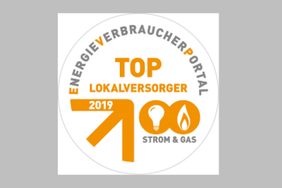 Siegel TOP-Lokalversorger 2019